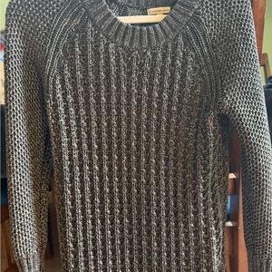 Calvin Klein Jeans Textured Gray Sweater